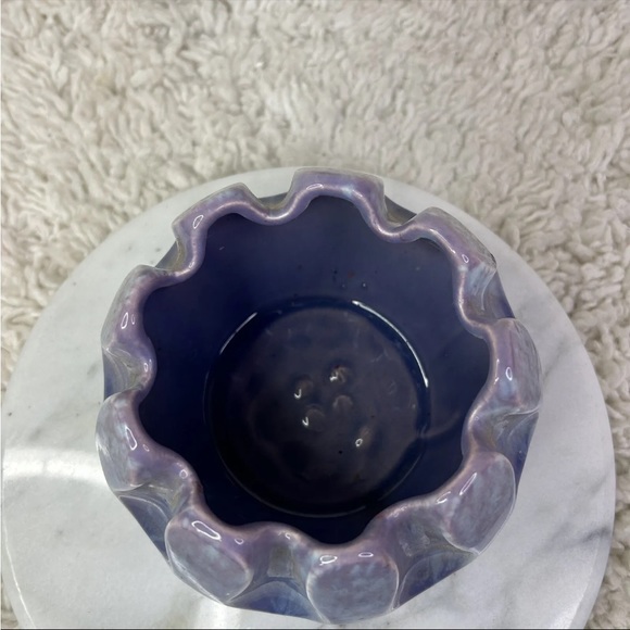 Rare Royal Haeger Ceramic Purple Unique Glaze Mid-Century Vase Made In USA - Picture 3 of 4